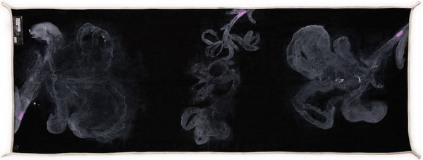 NO. 3 HAND PAINTED SILK SCARF BY ROSSLYND PIGGOTT